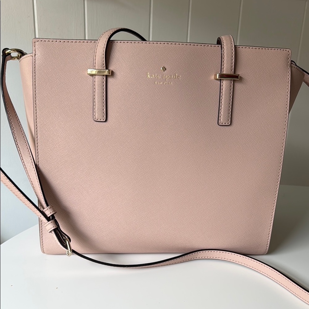 Kate Spade Pink Crossbody Bag with Adjustable Strap